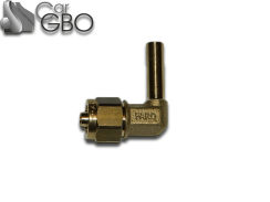Штуцер для термопластиковой трубки FARO D8 угловой